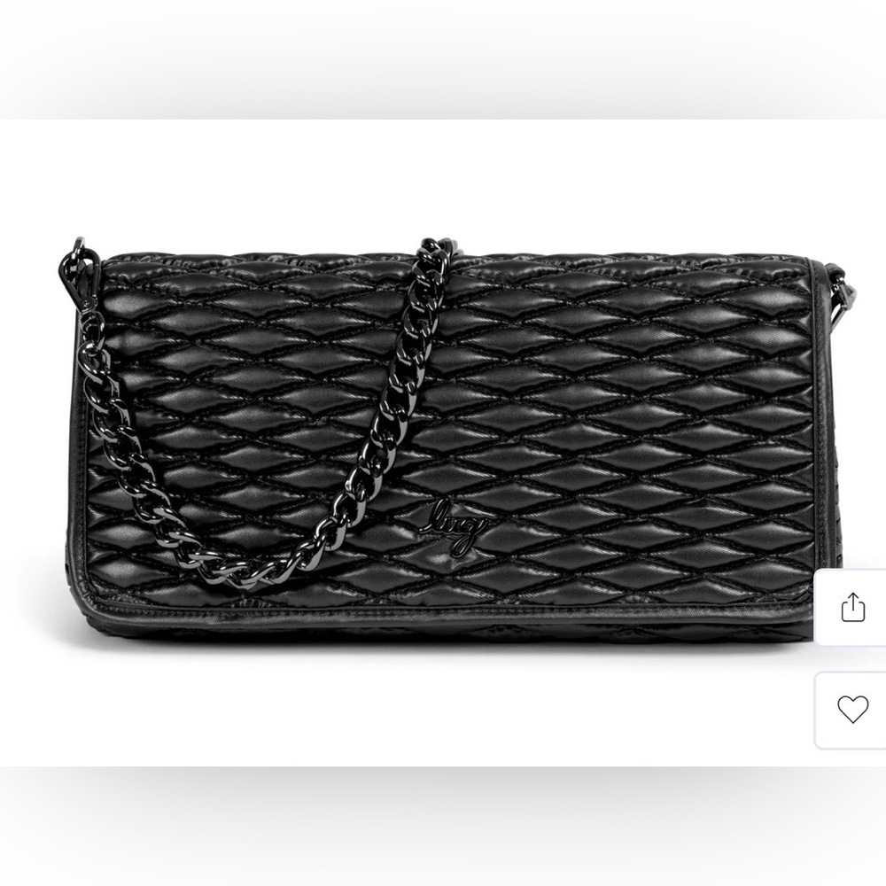 Sale!Lug Strut Shoulder Bag Black